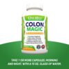 Colon cleanse detox paquete de 300 cápsulas fórmula natural efectiva