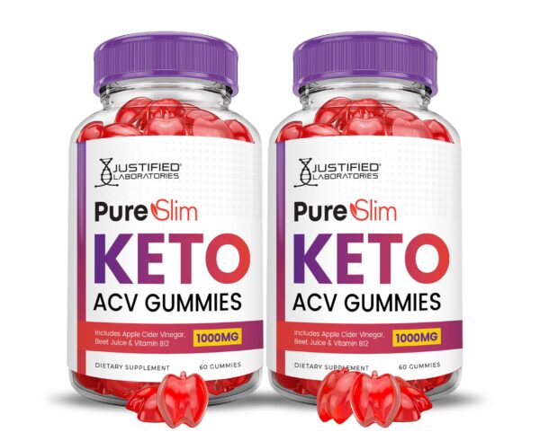 Paquete de gomitas Pure Slim Keto ACV 2 unidades