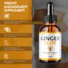 Tapa del frasco gotas Ginger Slim suplemento natural