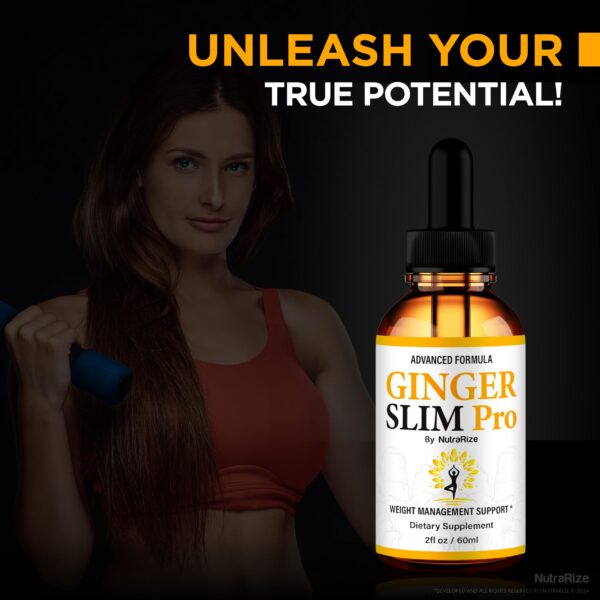 Suplemento líquido natural Ginger Slim Pro gotas premium