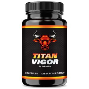 713HBAXptCL.jpg NutraVibe Titan Vigor para Hombres botella frontal