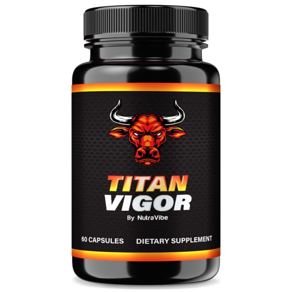 NutraVibe Titan Vigor para Hombres botella frontal