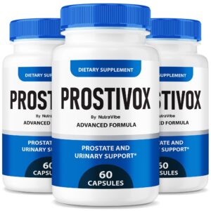 Paquete de 3 Prostivox cápsulas soporte próstata