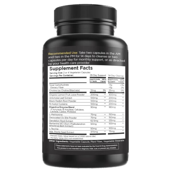 Version 1.0.0 Livingood Daily fórmula con sales biliares para limpieza hepática