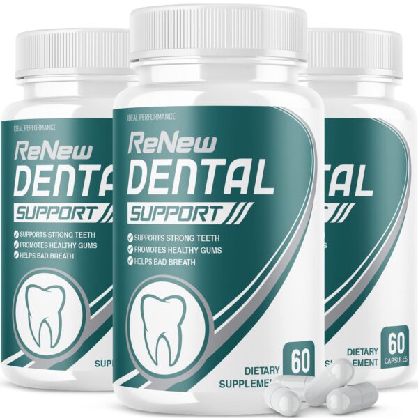 Renew pastillas apoyo dental IDEAL PERFORMANCE paquete 3