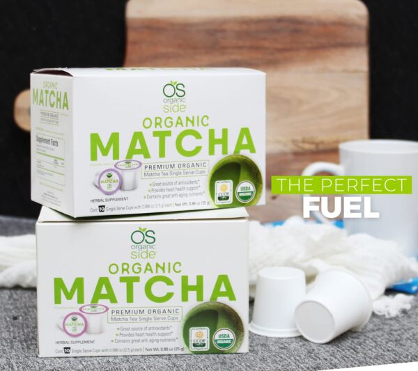 caja té herbal detox con cápsulas matcha greenside