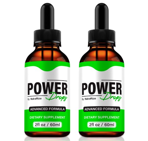 NutraRize Power Drops botella frontal 2 pack