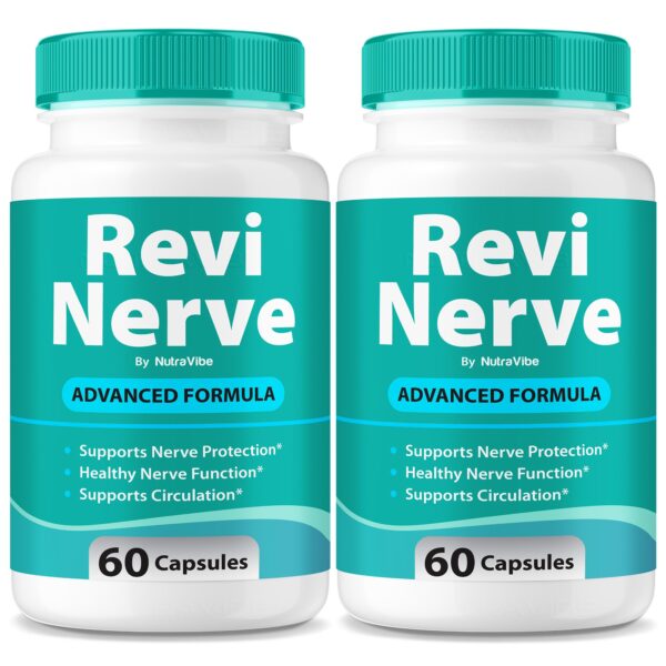 Frente del envase NutraVibe Revi Nerve