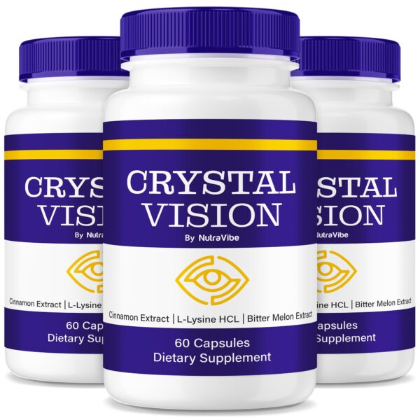 Paquete de Crystal Vision cápsulas para soporte ocular diario