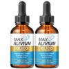 Frasco de gotas Max AliviumGlico fórmula líquida premium 2 unidades