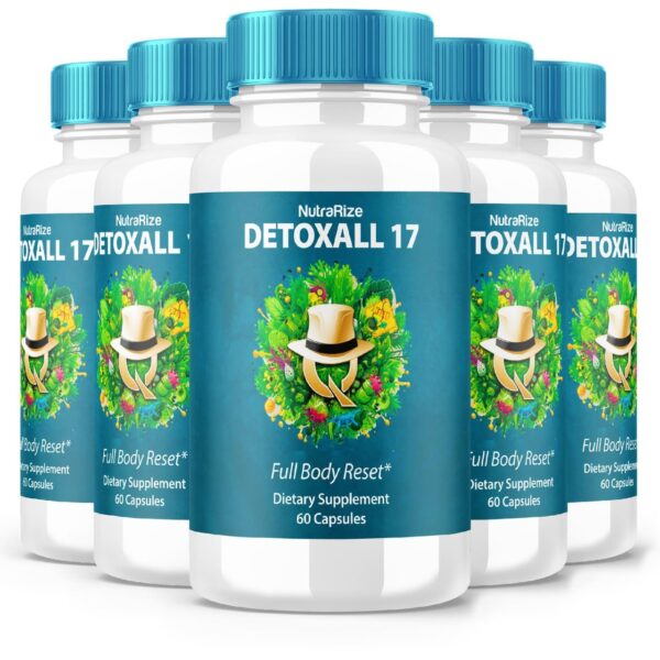Paquete 5 cápsulas DetoxAll17 suplemento natural para salud y energía