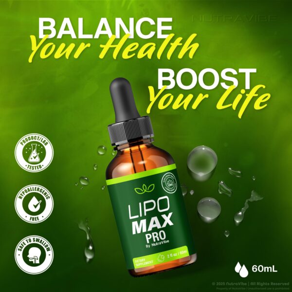 Fórmula líquida Lipo Max Pro inspiración en sal rosa