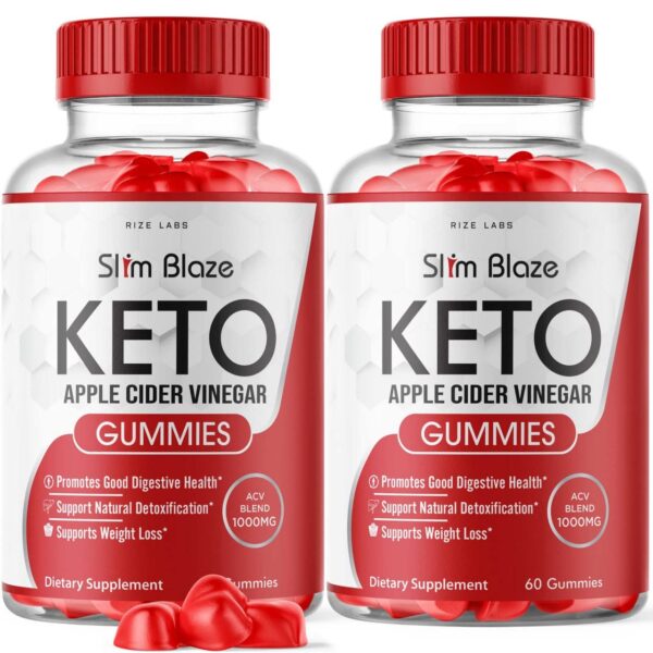 Slim Blaze Keto gomitas de vinagre de sidra de manzana 120 unidades