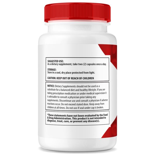 NutraVibe Gluco Defense 7 frasco etiqueta lateral