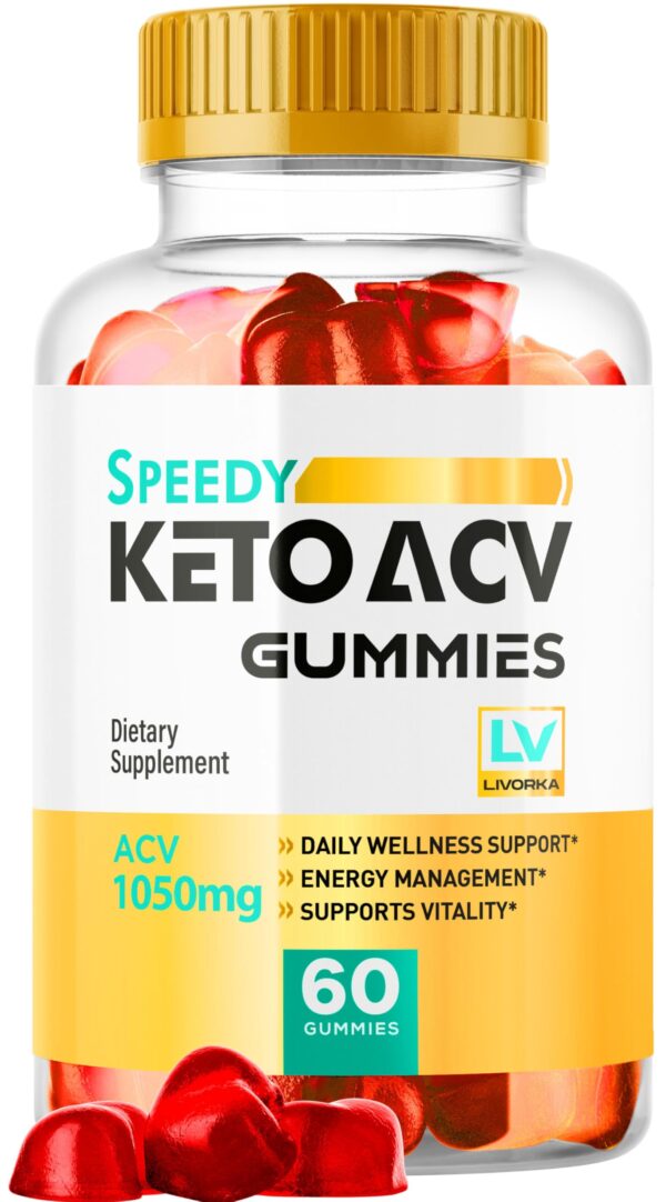 Envase gomitas Speedy Keto Plus vinagre sidra manzana 60 unidades