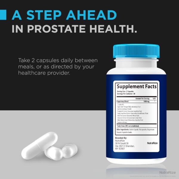 Apoyo completo de salud con cápsulas Prostkin NutraRize