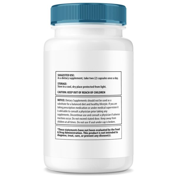 Frasco de suplemento Cranium con fórmula natural para enfoque y energía