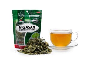 Té Herbal Higasan paquete de 6 para limpieza del hígado