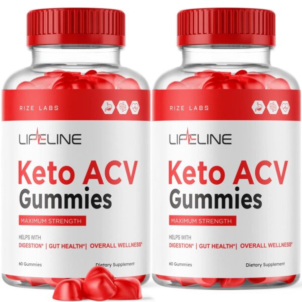 Paquete gomitas Lifeline Keto ACV de rize labs