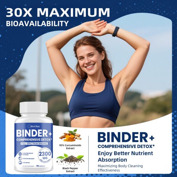 Caja externa de HevChay Detox Binder