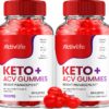 ActivLife gomitas keto ACV fórmula avanzada 1000mg 2 paquetes