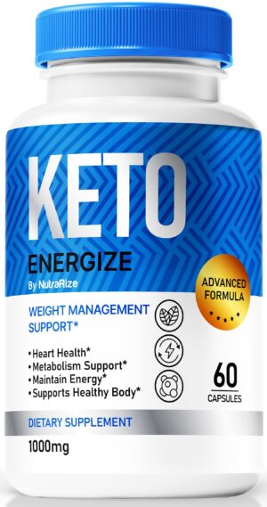 NutraRize Keto Energize cápsulas para energía y salud keto