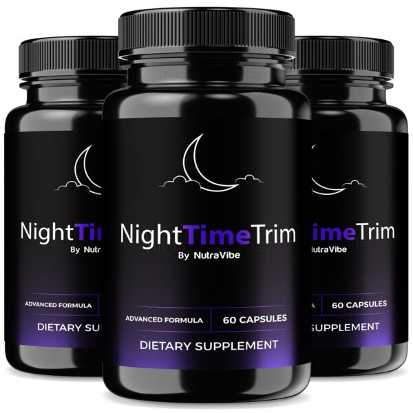 Frente de la caja NightTime Trim NutraVibe