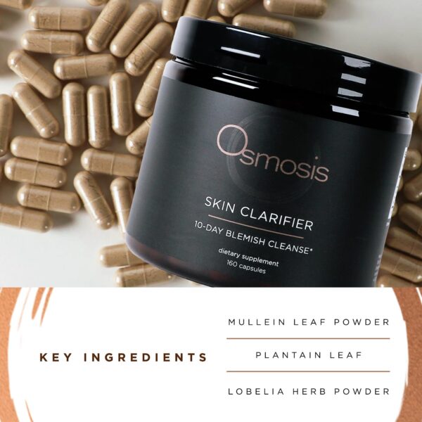 Cápsulas Osmosis Skin Clarifier para mejorar salud dermatológica