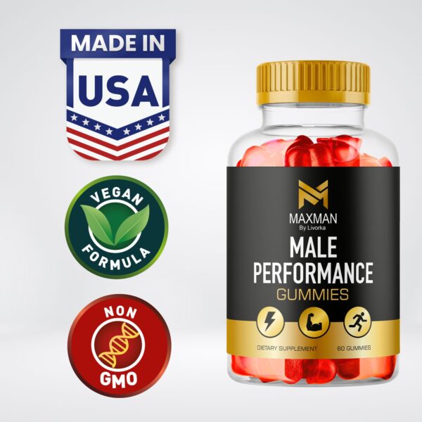 MaxMan Pro gomitas suplemento fórmula avanzada