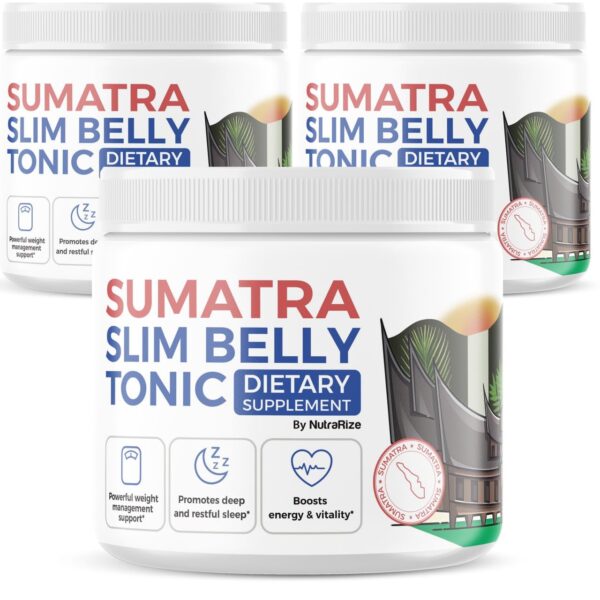 Sumatra Slim Polvo Tónico para Abdomen paquete de 3 NutraRize