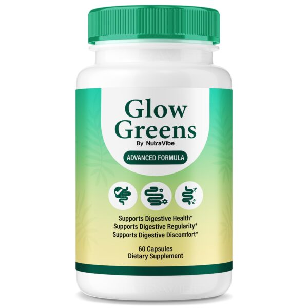 Glow Greens cápsulas frente al envase