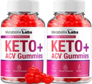 Paquete de gomitas Keto ACV Metabolix Labs 120 unidades