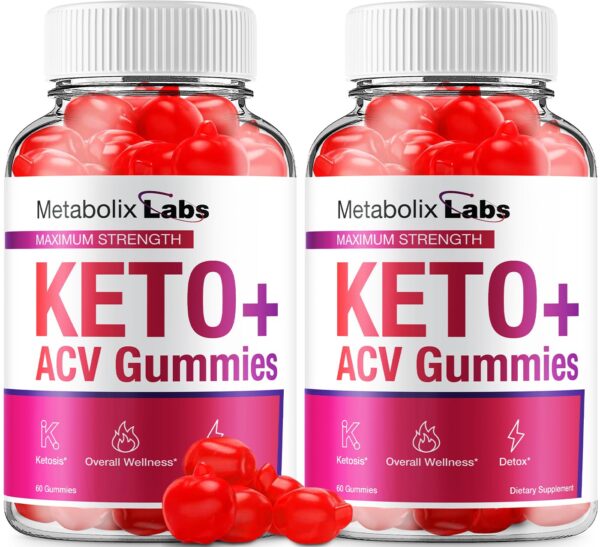 Paquete de gomitas Keto ACV Metabolix Labs 120 unidades