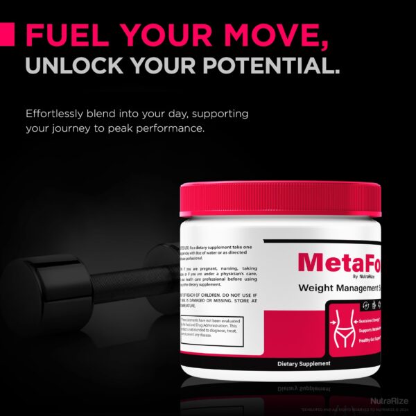 MetaForm en polvo para apoyo fitness y energía NutraRize