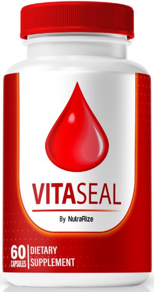 Caja de pastillas VitaSeal para bienestar y energía natural