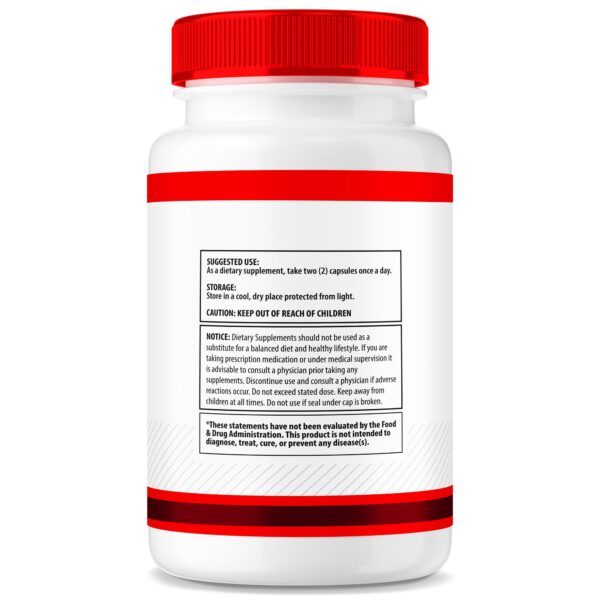 Frasco con cápsulas Valacore Blood Balance para niveles balanceados