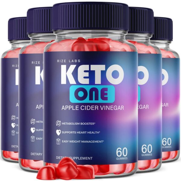Paquete gomitas Keto One ACV rize labs 300 unidades