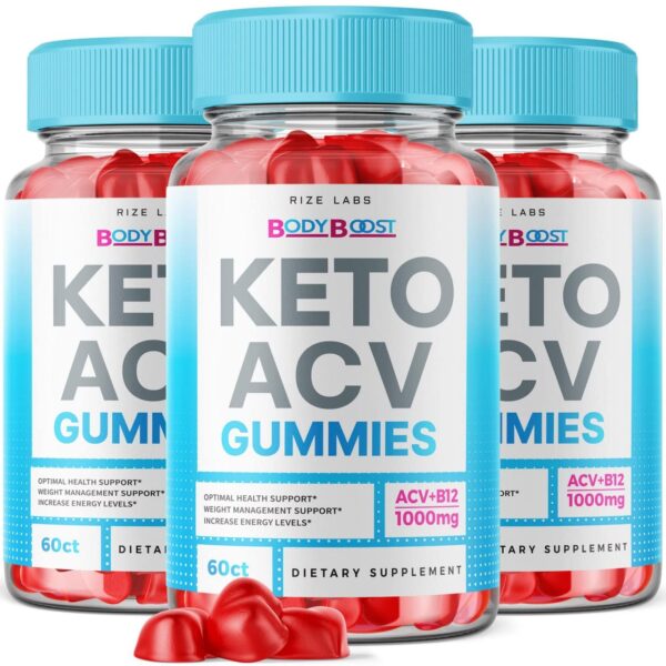 Gomitas Body Boost Keto ACV para pérdida de peso avanzada 180 unidades