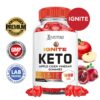 Frontal envase Ignite Keto ACV Gummies con ingredientes premium