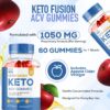 KetoFusion gomitas suplemento vinagre manzana 300 unidades