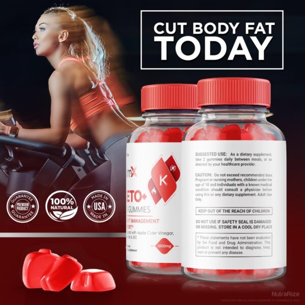 Frascos y caja gomitas SlimX Keto ACV NutraRize