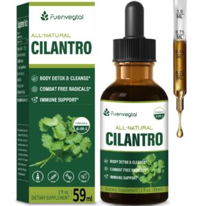 Gotas herbales cilantro Fuenvegtal frasco