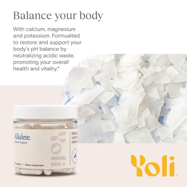 Caja del paquete detox Yoli con suplementos y mezclas en polvo