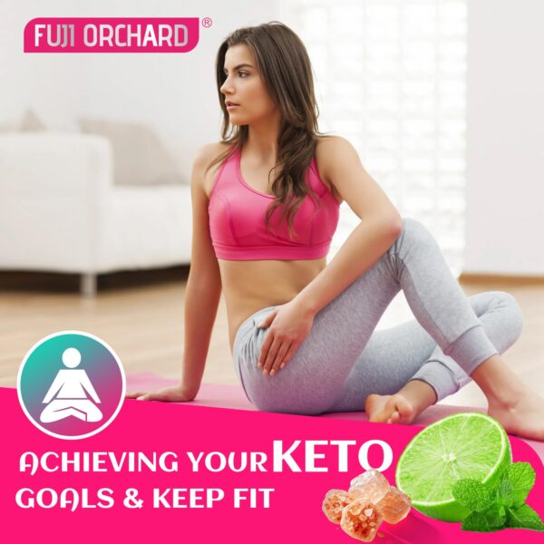 Etiqueta de ingredientes gomitas Keto ACV para mujeres FUJI ORCHARD