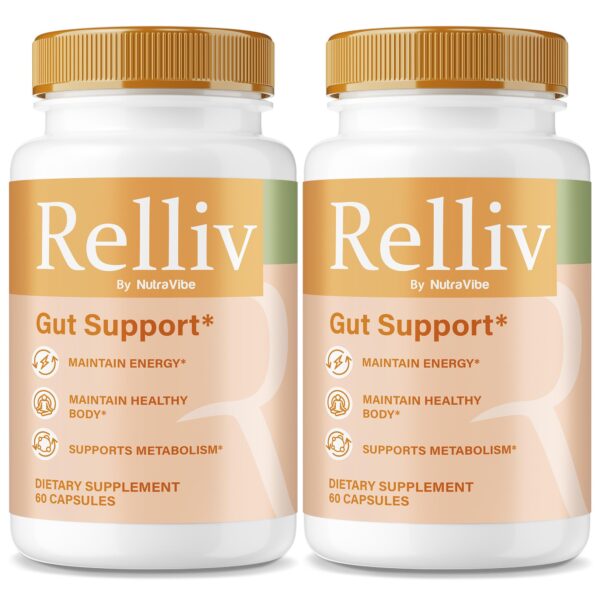 Version 1.0.0 Paquete doble Relliv suplemento para apoyo digestivo natural