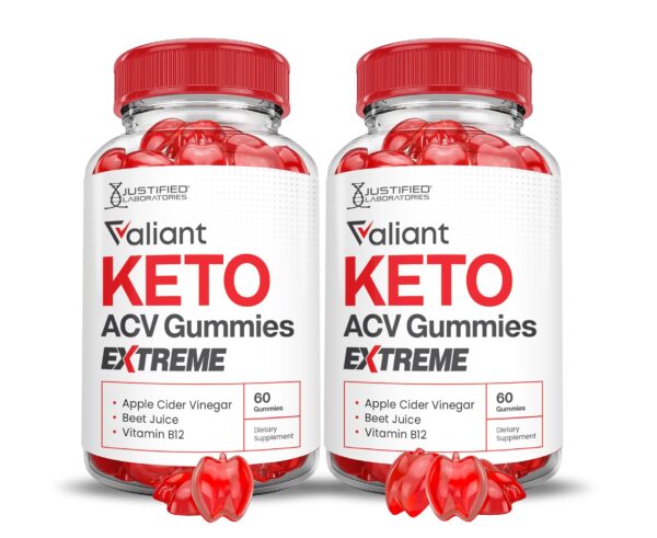 Paquete 2 gomitas keto vinagre sidra manzana 2000mg Valiant