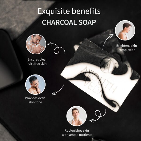 Jabón detox carbón activado Ayouthveda para piel limpia