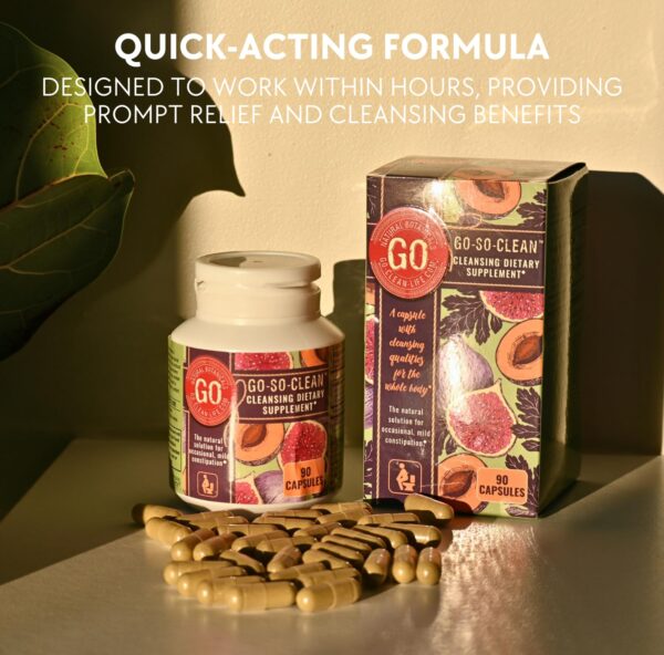GO-SO-CLEAN suplemento diario limpieza colon digestión