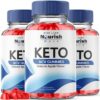 Paquete de gomitas rize labs Nourish Wave Keto ACV para pérdida de peso