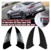 Spoiler lateral trasero lxylf negro brillante Benz CLA AMG 2020 vista dos
